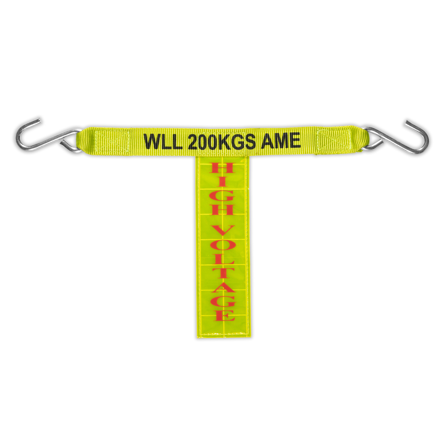 Yellow HV Cable Hanging Strap