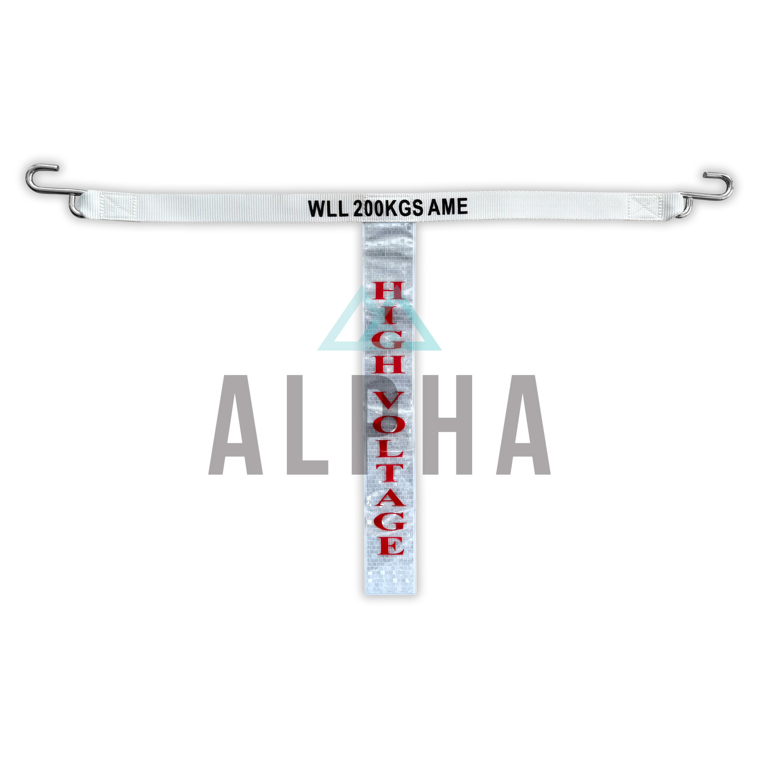 White High Voltage Strap