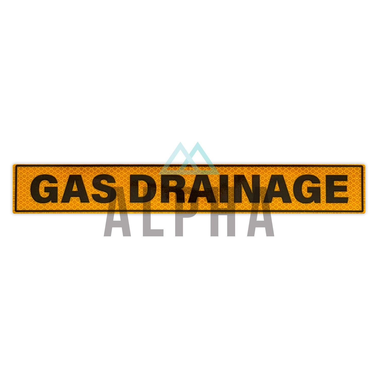 Gas Drainage Decal