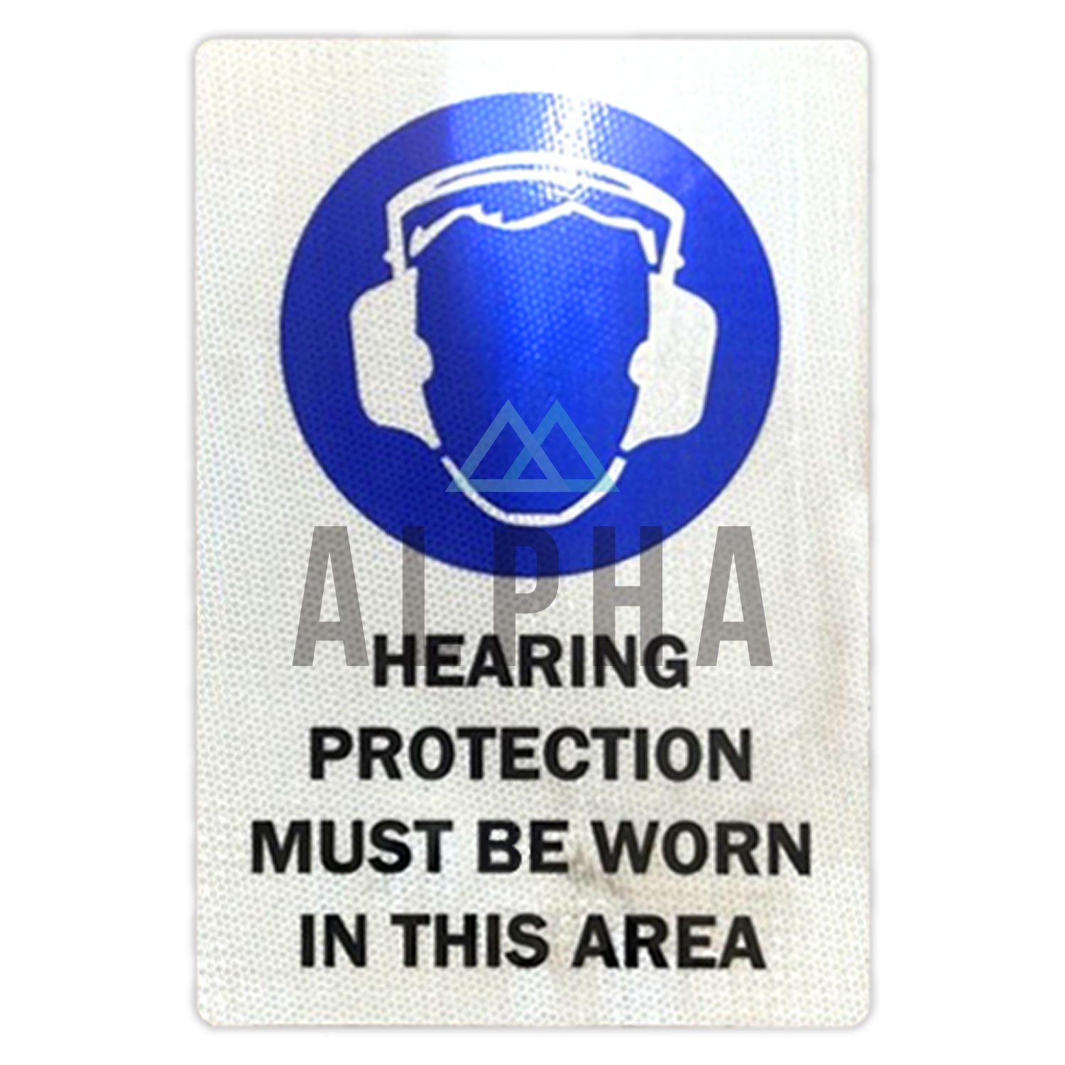 Hearing Protection Must Be Worn Sign