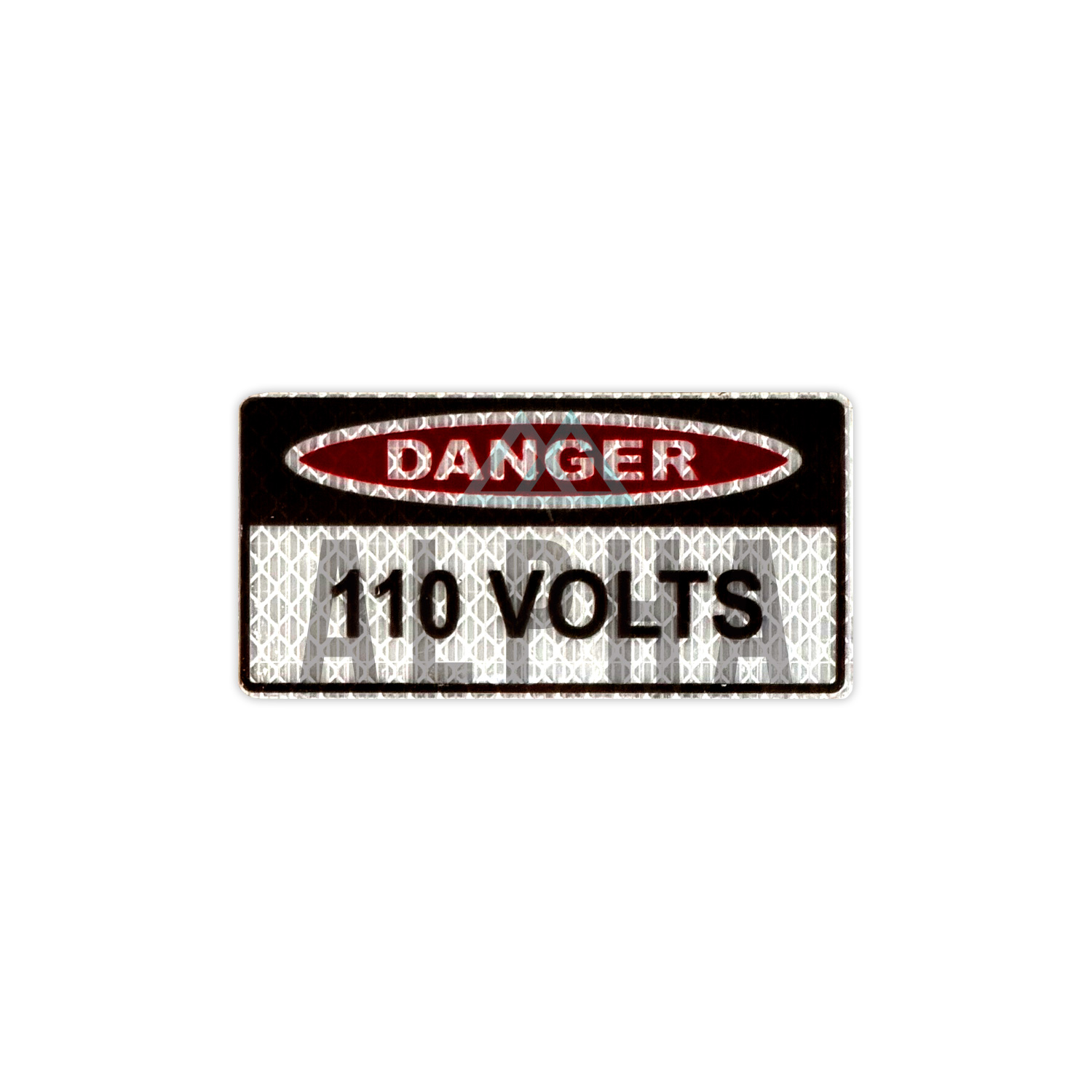 Danger 110 Volts Decal