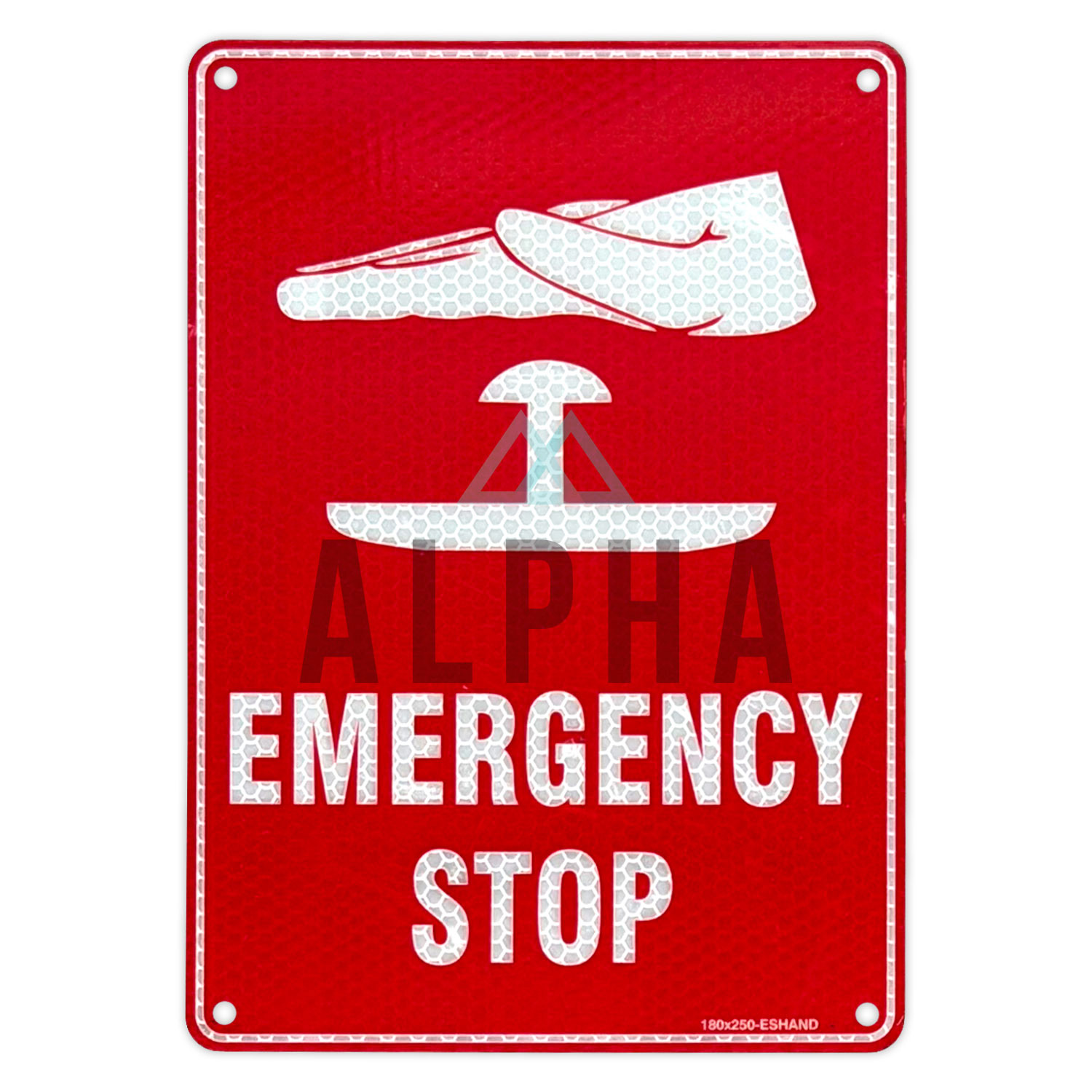 Emergency Stop Sign