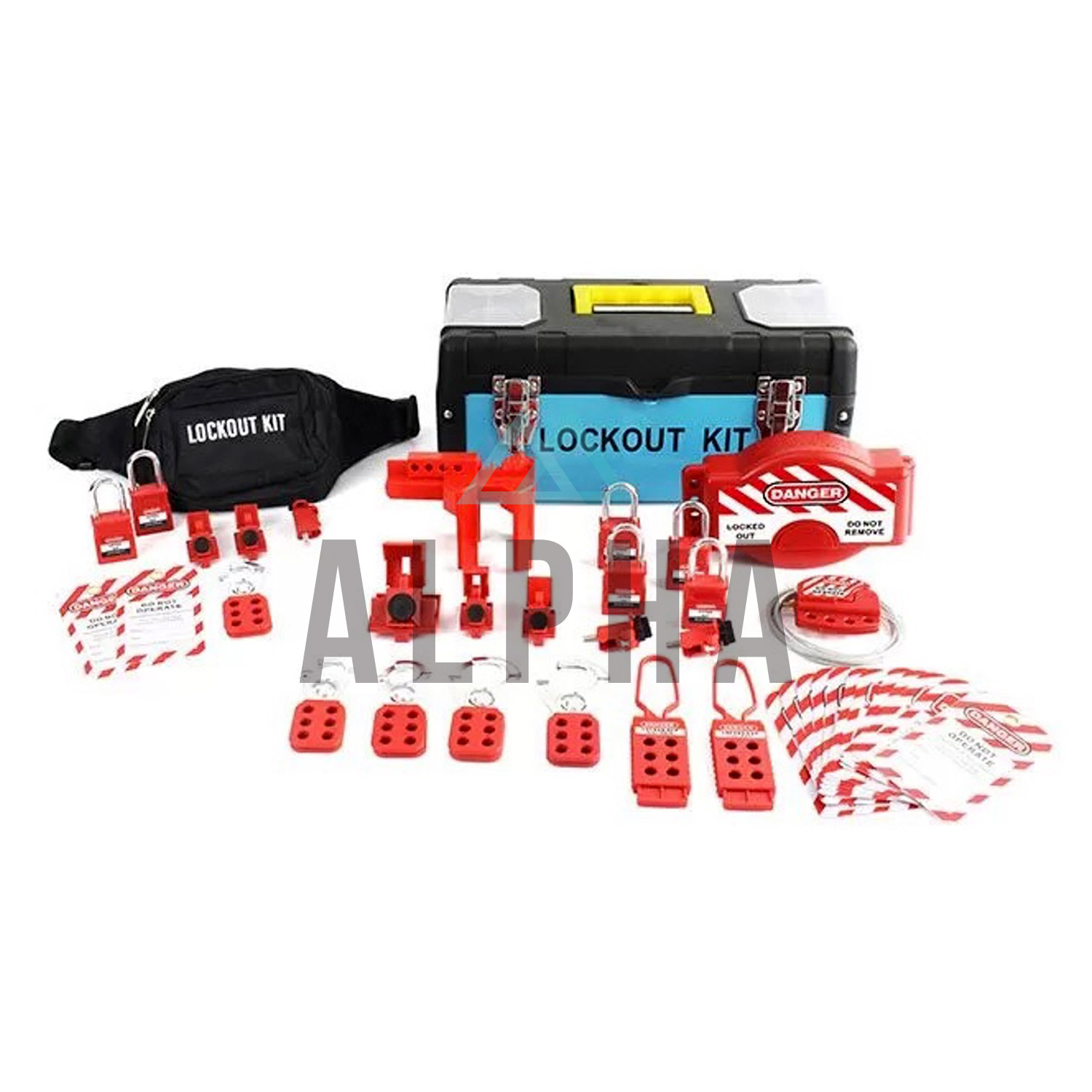 Blue Low Voltage Cable Straps